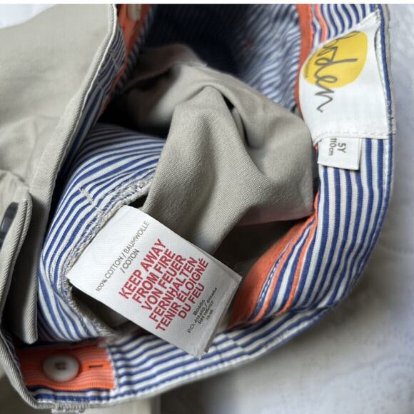 Boden Chino Style Khaki Pants Size 5 - Picture 5 of 6